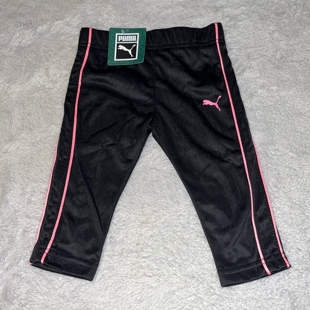BNWT puma black track pants 12 months baby girl clothing